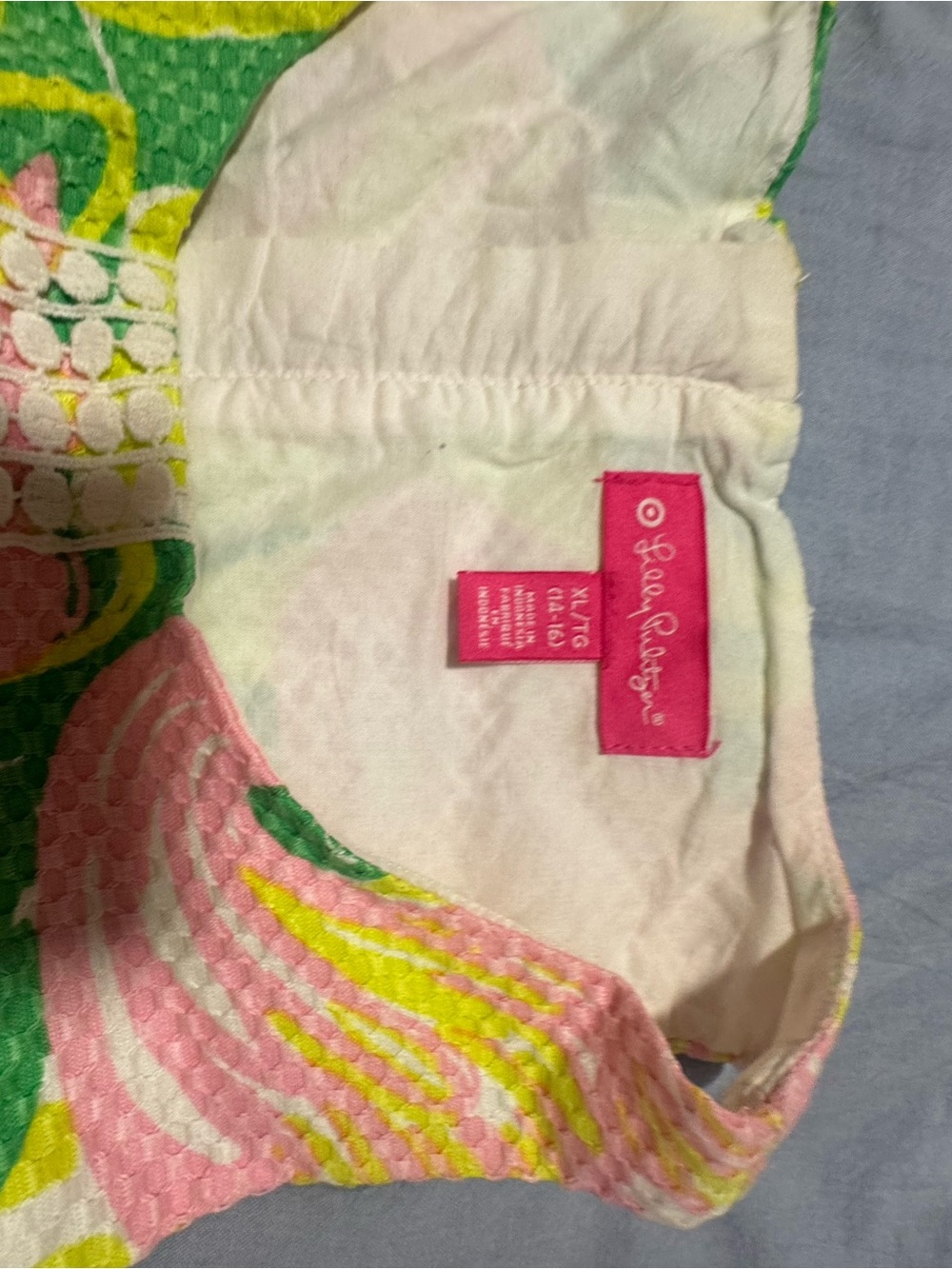 Lilly Pulitzer Pink, Green & Yellow Kids Skort